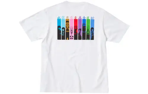 UNIQLO T Shirts Unisex White Crew Neck Moderate Straight Fit