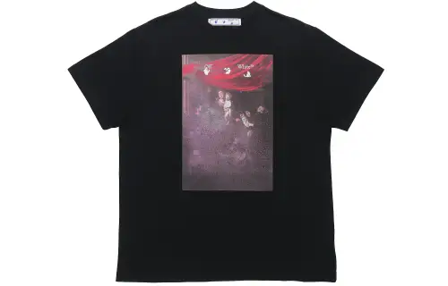 OFF WHITE Sprayed Caravaggio S/S Over Tee