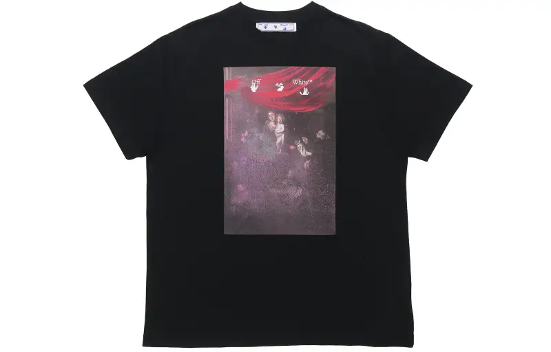 OFF WHITE Sprayed Caravaggio S/S Over Tee