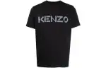 KENZO T Shirts Men's Black Crew Neck Moderate Straight Fit