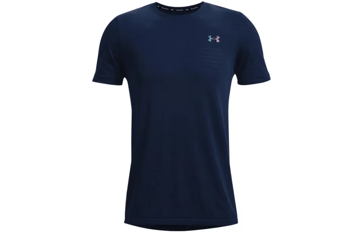 Under Armour RUSH T Shirt Men's Collegiate Blue