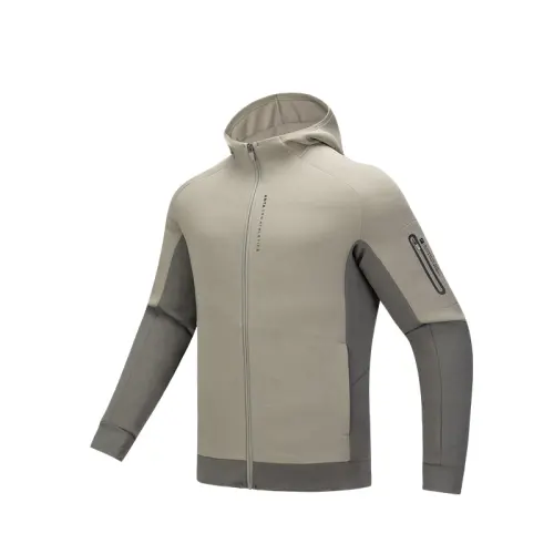 Anta Variety Training Collection Jackets & Coats Men's Mung Bean/Deep Green