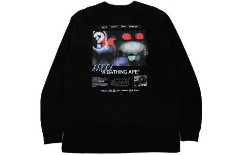 Bape Time To Sleep Relaxed Fit L/S Tee