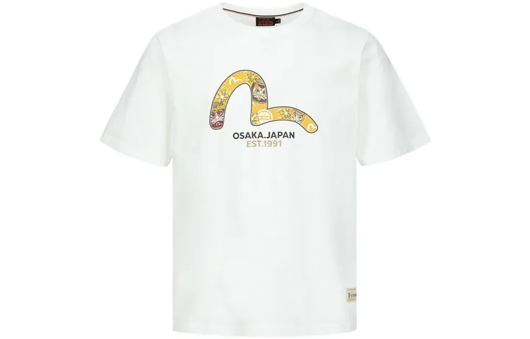 EVISU T Shirts Unisex Crew Neck Moderate Straight Fit