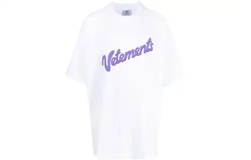 Vetements T Shirts Men's White Crew Neck