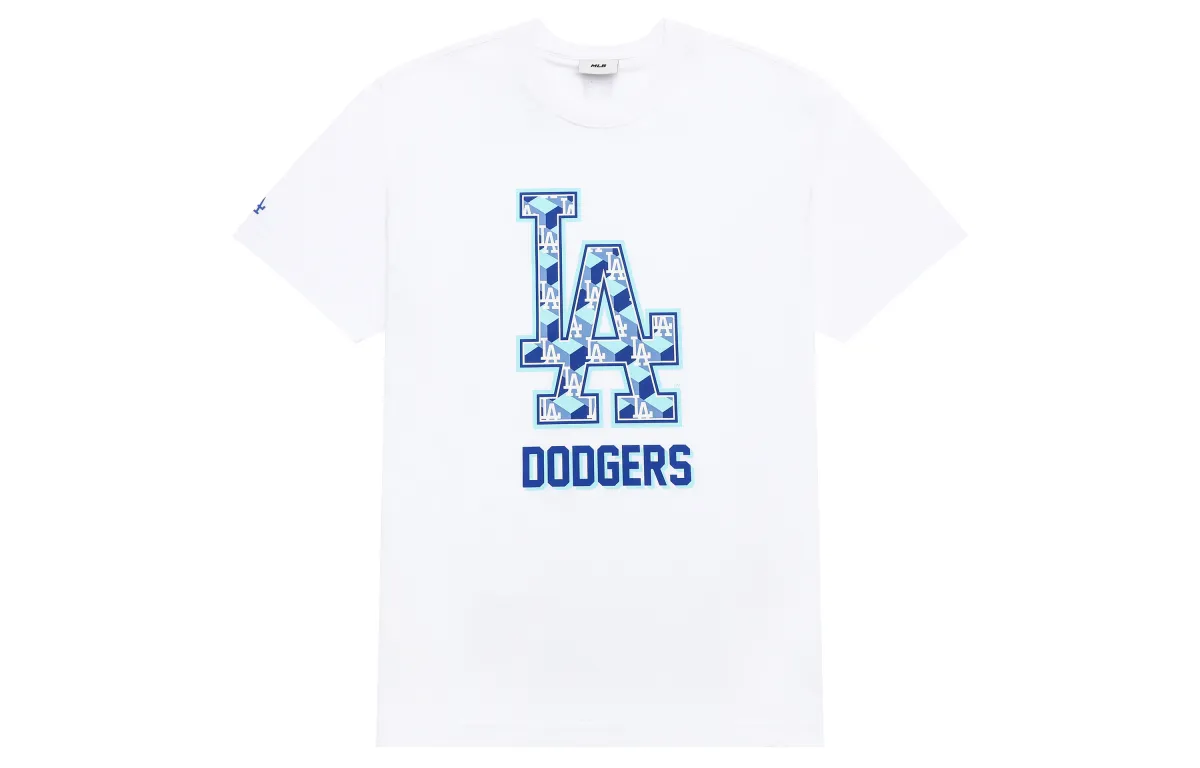 MLB Drop Shoulder Sleeve T-Shirt Unisex Ecru