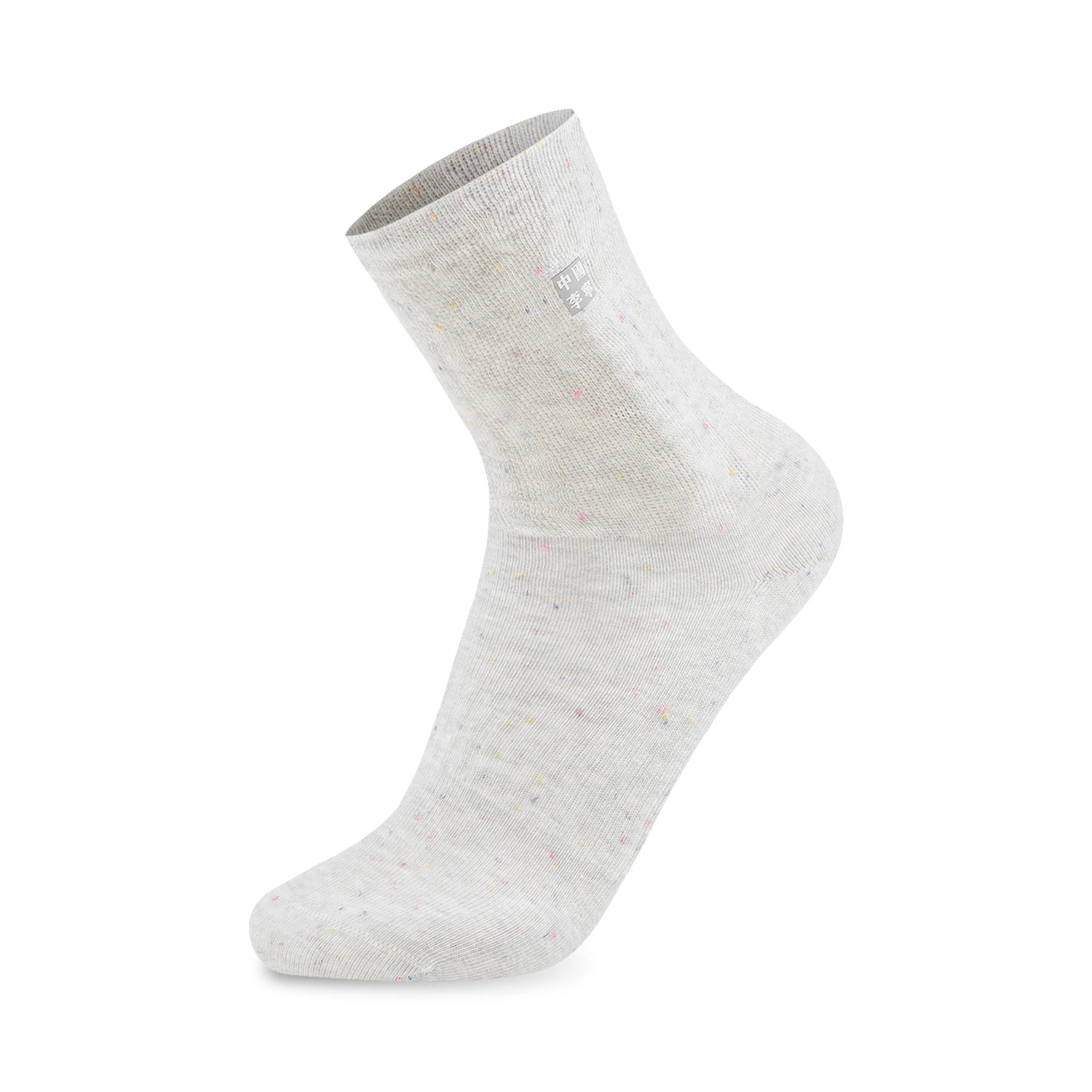 Li Ning Crew Socks Unisex 1 Pack Dark Gray