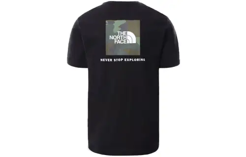 THE NORTH FACE T Shirts Men's Black Crew Neck Moderate Straight Fit