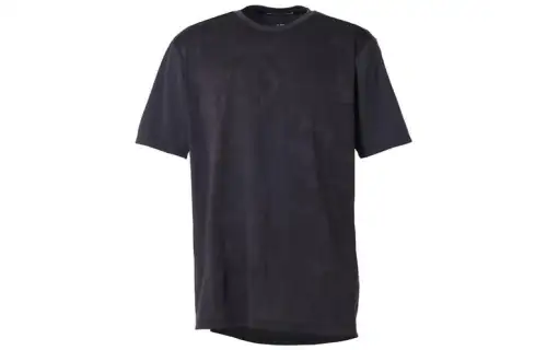 New Balance Black Out T Shirts Men's Dark Gray Crew Neck Moderate Straight Fit