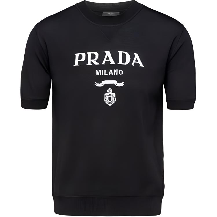 【Previous Season】logo-intarsia wool sweater