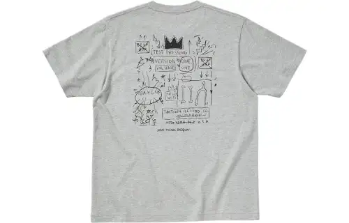 UNIQLO Straight Fit T Shirt Unisex Gray