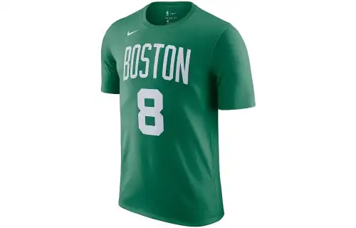 Nike Volkl, basketball letters and numbers, sports green short sleeve T-shirt with a round collar