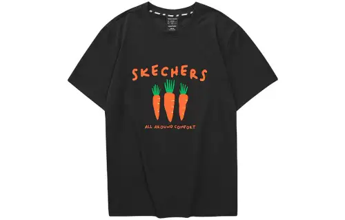 Skechers T Shirts Unisex Crew Neck Moderate Straight Fit