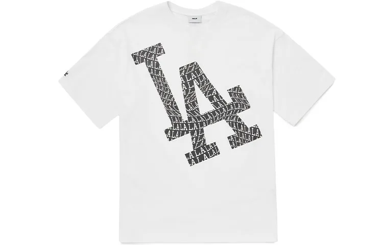 MLB Los Angeles Dodgers T-Shirts Unisex White Crew Neck Moderate