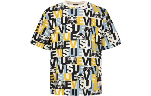 EVISU T Shirts Men's Crew Neck Moderate Straight Fit