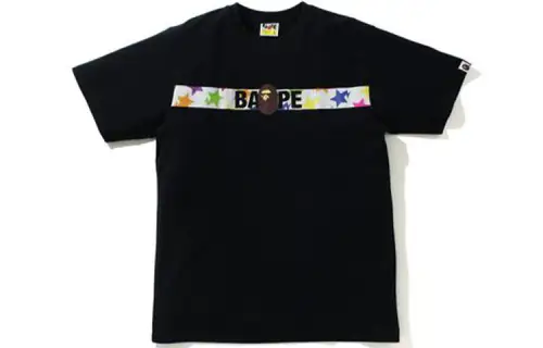 Bape Sta Pattern Tape Ape Head Tee