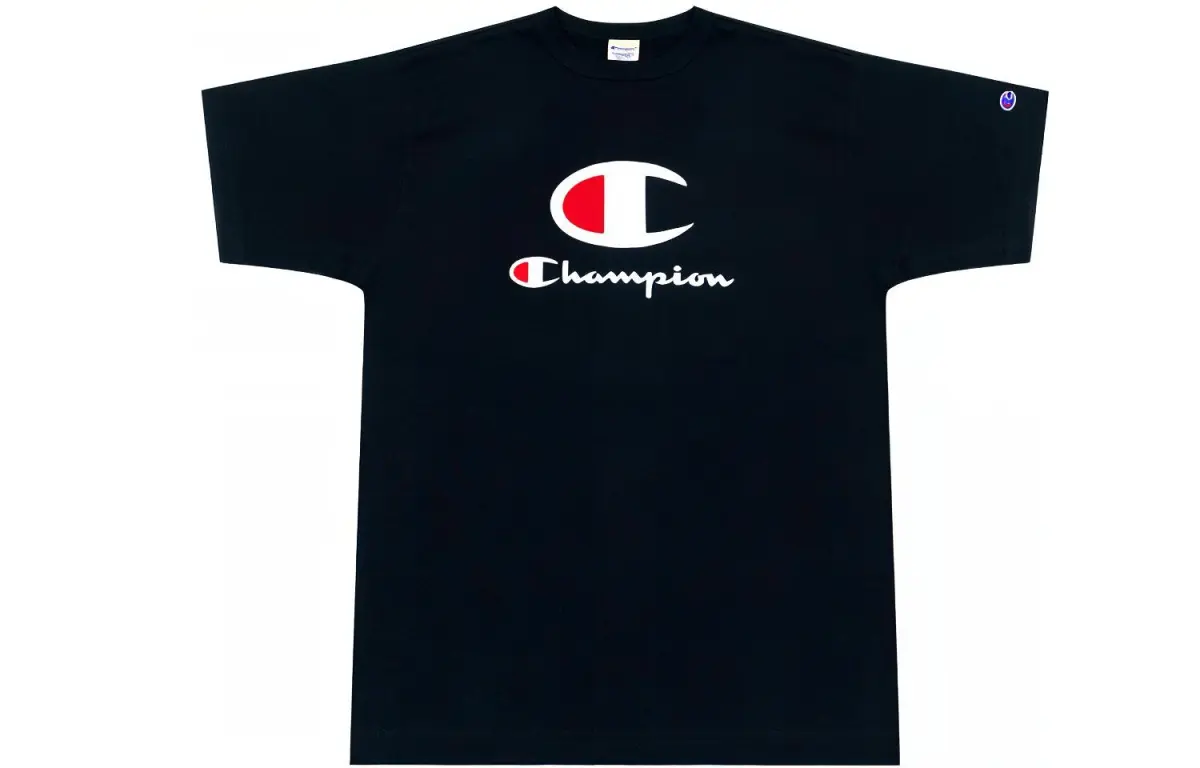 Champion SS21 T Shirt Japan Version Unisex Black