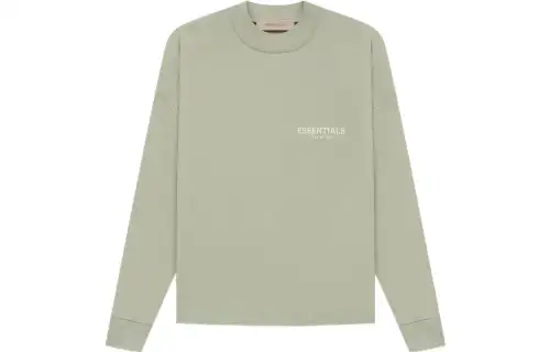 Fear Of God Essentials SS22 T Shirt Men's Gray Green