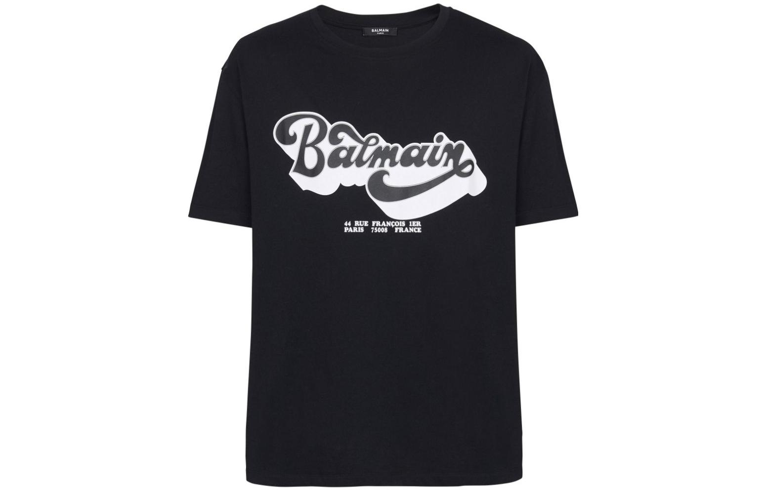 Мужская футболка BALMAIN BALMAIN SS23 T (черный)
