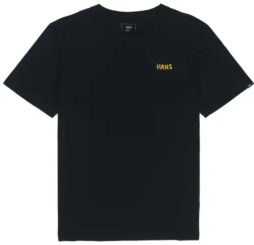 Vans T Shirts Men's Black Crew Neck Moderate Straight Fit