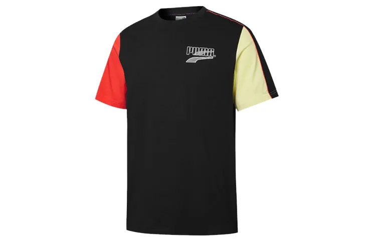 PUMA Set-in Sleeve T-Shirt Men's Black