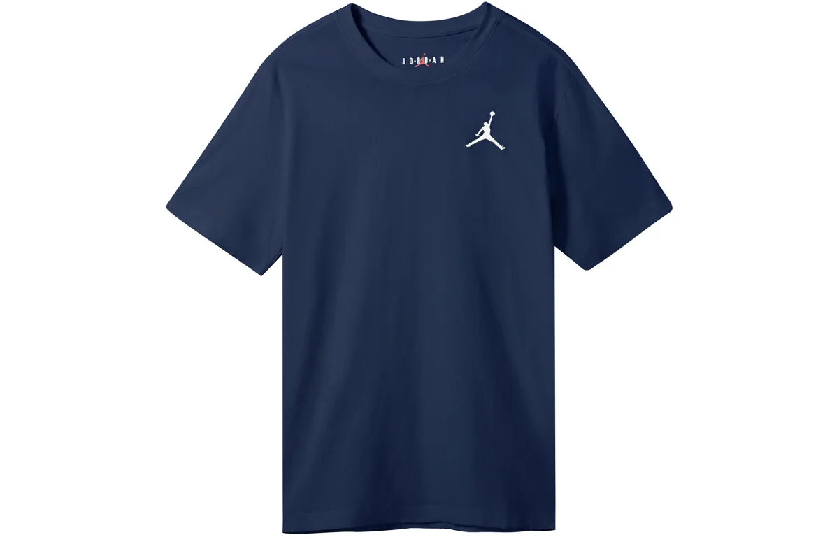 Jordan Set in Sleeve T Shirt Men's Navy Blue