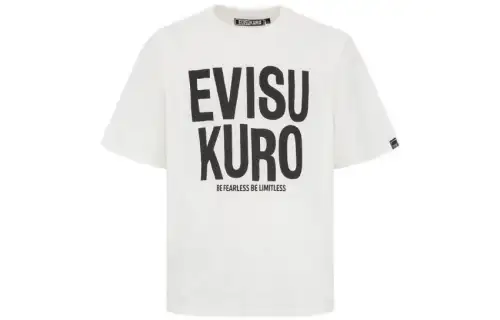 EVISU T Shirts Men's Crew Neck Moderate Straight Fit