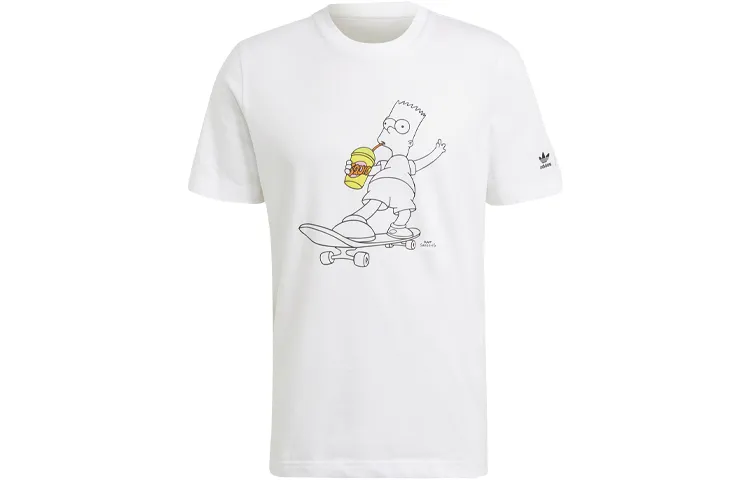 Adidas Originals x The Simpsons T Shirt Men's White