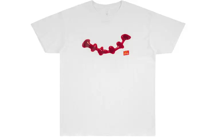 Travis Scott X McDonald's Ketchup T Shirt