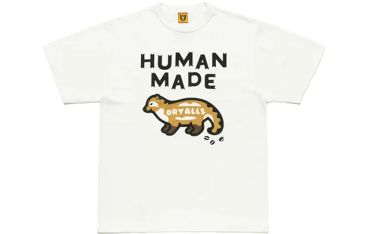 HUMAN MADE T Shirts Unisex Crew Neck Moderate Straight Fit