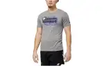 New Balance RBC Brooklyn Half T Shirts Men's Gray Crew Neck Moderate Straight Fit