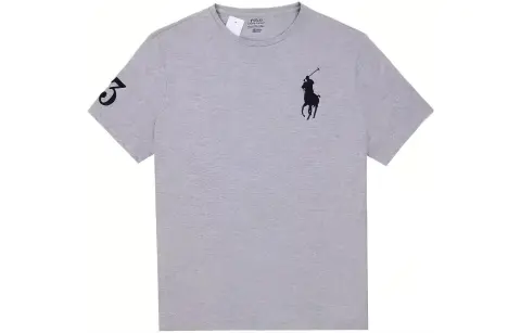 Polo Ralph Lauren Big Pony SS22 T Shirt Classic Version Men's Gray