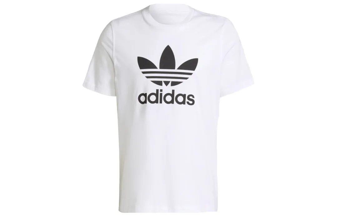 Adidas Trefoil Logo print Cotton T shirt