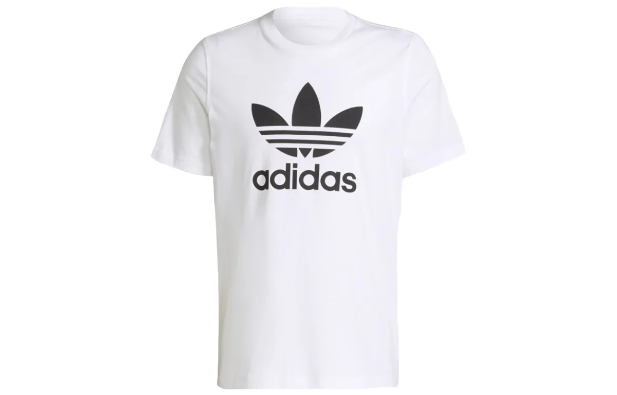 Adidas Trefoil Logo print Cotton T shirt