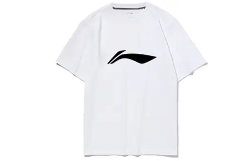 Li Ning T Shirts Unisex Crew Neck Moderate Straight Fit