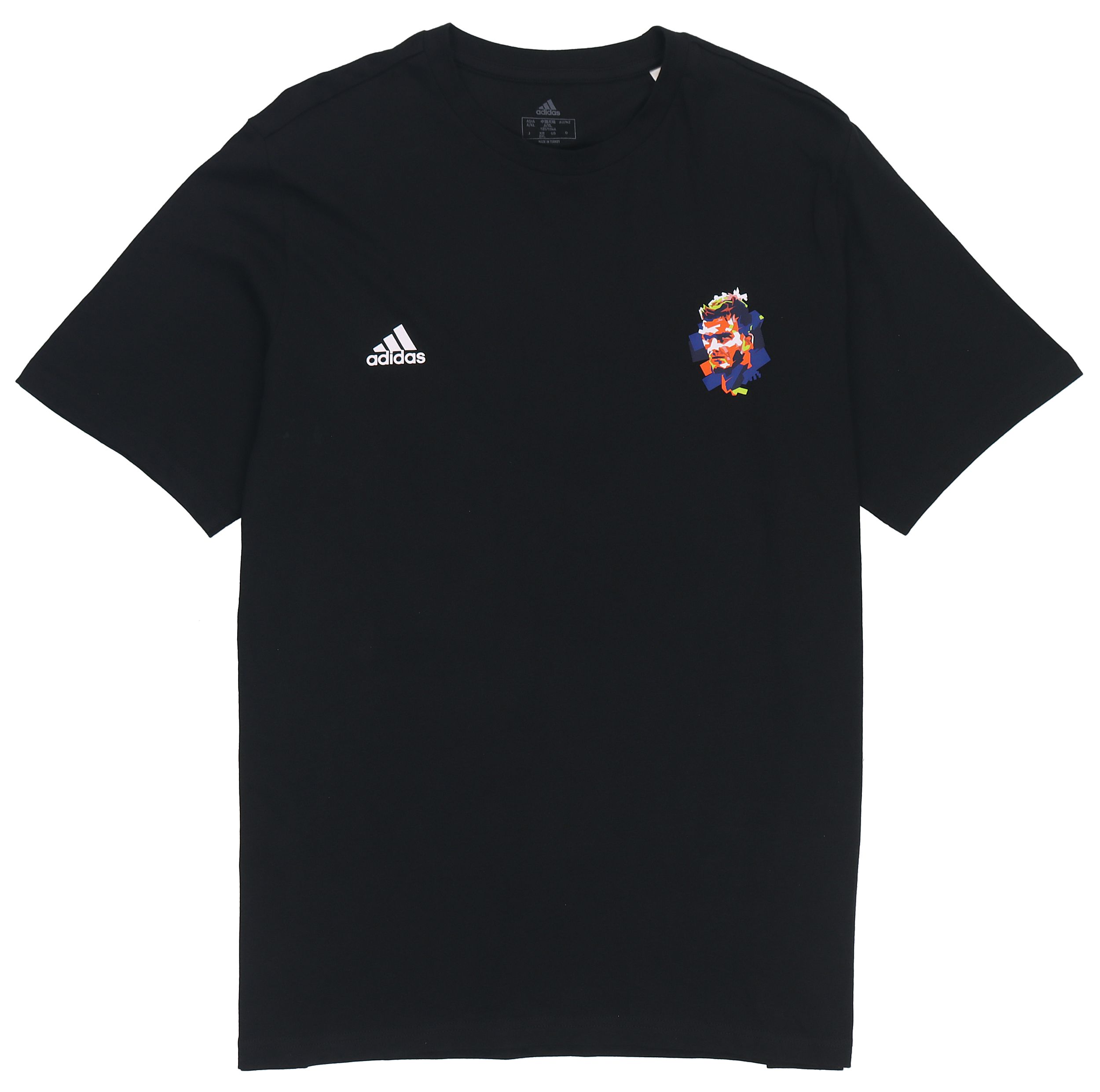 Adidas Beckham № 23 M M Beckham G T Sports для отдыха слово мать круглый воротник короткий рукав Футболка мужской стиль черный