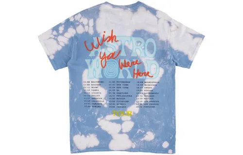 Travis Scott T Shirt Unisex Blue