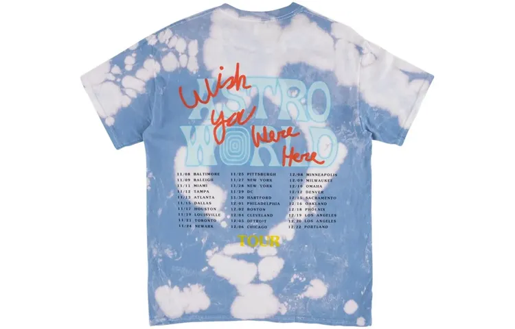 Travis Scott T Shirt Unisex Blue
