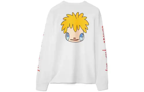 Vans X Javier Calleja Vans X Javier Calleja T Shirts Men's White Crew Neck Moderate Straight Fit