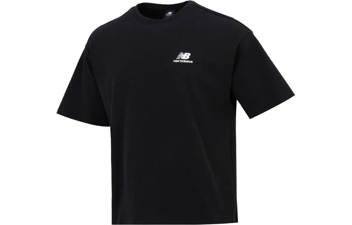 New Balance Drop Shoulder Sleeve T Shirt Men's Black