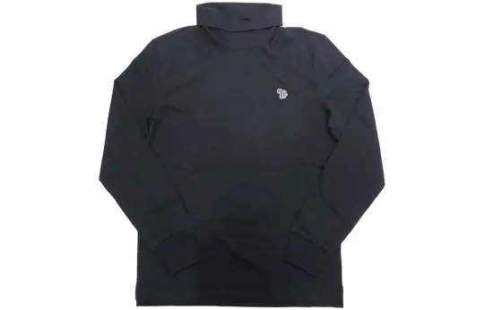 Paul Smith T Shirts Men's Black Turtleneck Moderate Straight Fit