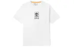 Timberland T Shirts Men's White Crew Neck Moderate Straight Fit