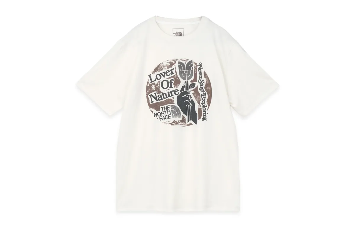 THE NORTH FACE THE NORTH FACE Earth Day T Shirt Unisex Ecru