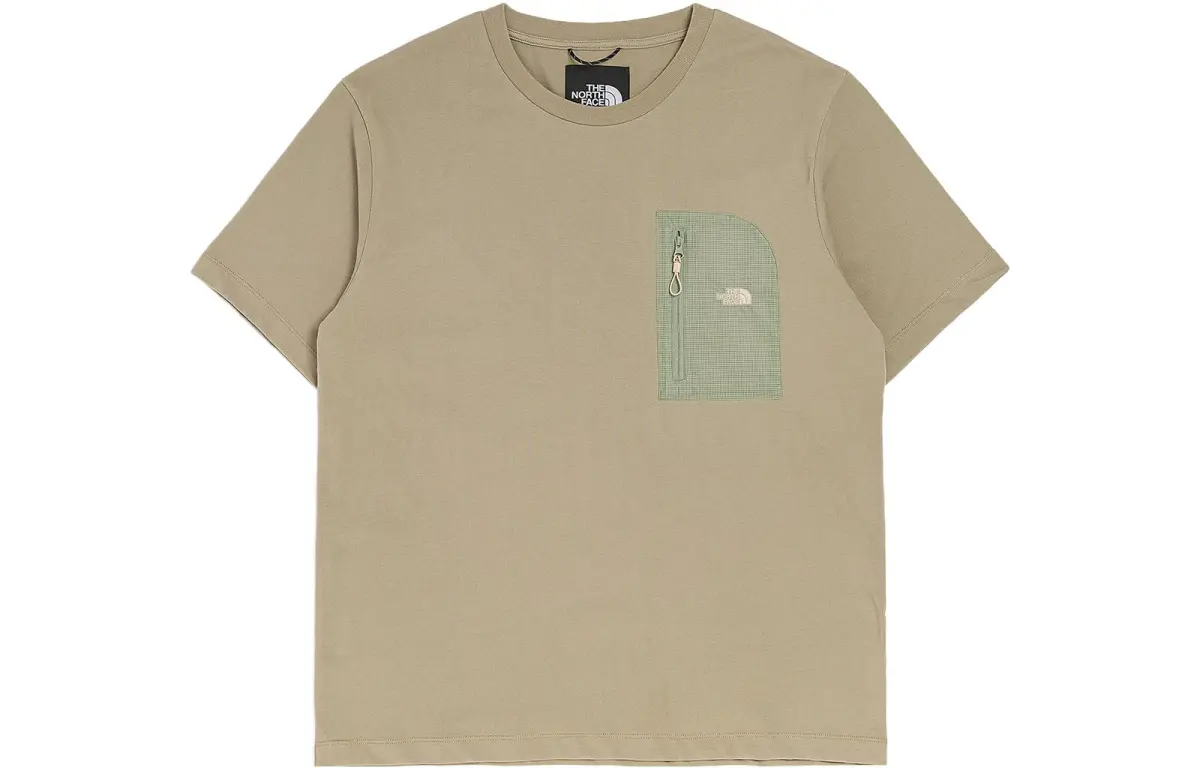 THE NORTH FACE SS22 Quick Dry T Shirts Men's Khaki