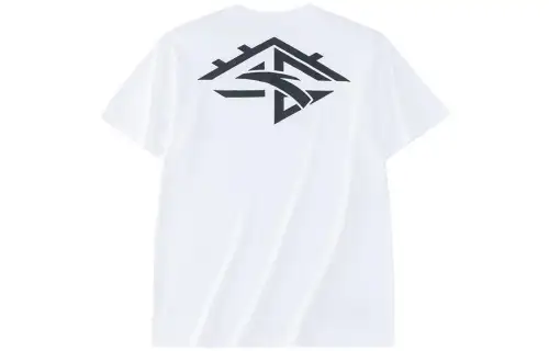 Anta Drop Shoulder Sleeve T Shirt Men's Pure White