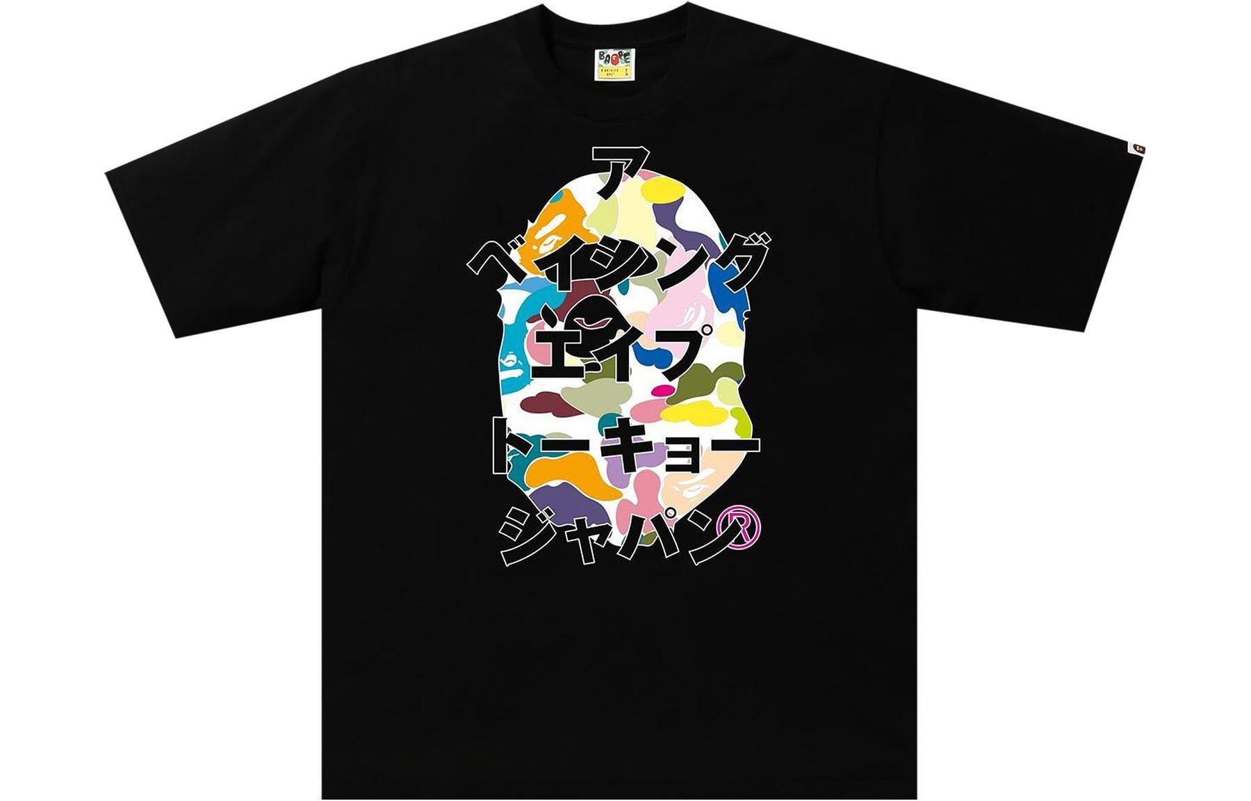 Мужская футболка A BATHING APE (черная)