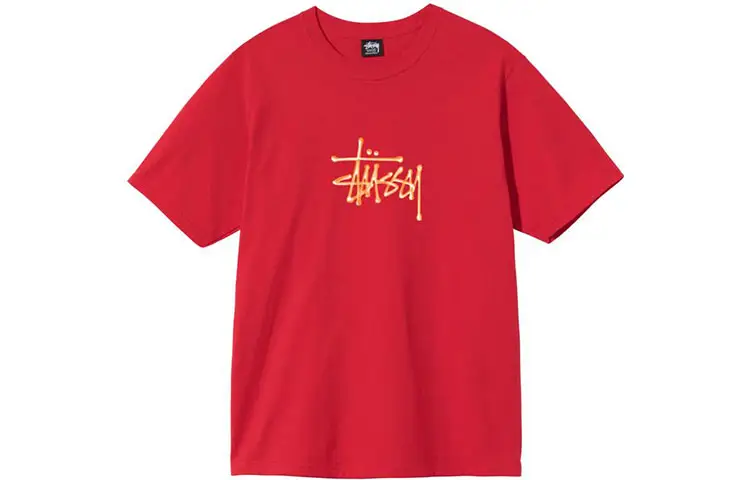 Stussy T Shirts Unisex Crew Neck Moderate Straight Fit