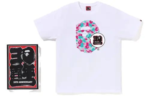 A BATHING APE Bape SS23 30th Anniversary Collection T Shirt Unisex