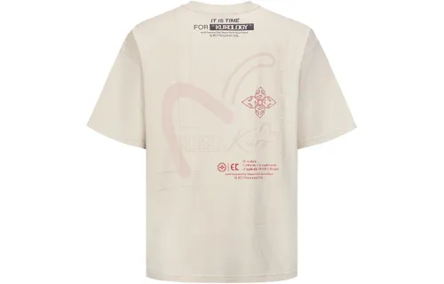 EVISU T Shirts Men's Crew Neck Moderate Straight Fit