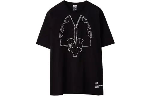 LOEWE T Shirts Men's Black Crew Neck Moderate